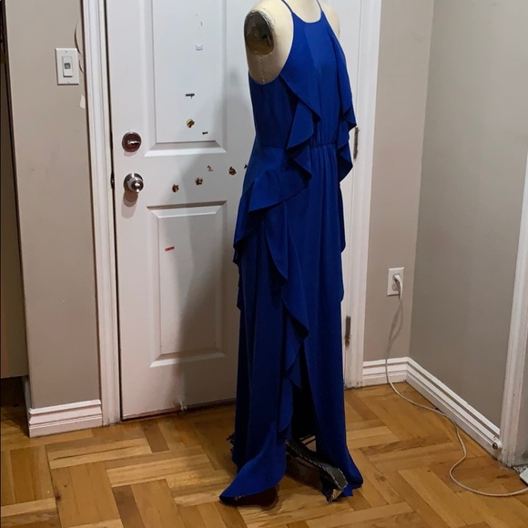 HIGH NECK RUFFLE DRESS - Picture 8 of 8